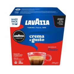 COFFEE CAPSULES LAVAZZA MAXI CREMA E GUSTO AMM 36 PCS