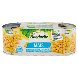 CORN BONDUELLE CAN 3X150 G
