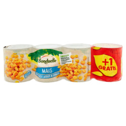 BONDUELLE SWEETCORN, CANNED 3+1 X 150 G