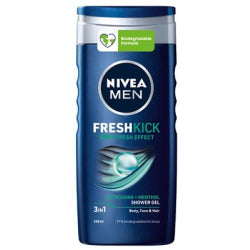 ДУШ ГЕЛ NIVEA MEN FRESH KICK, 250 МЛ