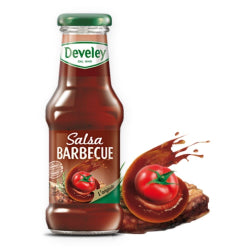 DEVELEY SALSA BARBECUE TOMATO SAUCE, GLASS 250 ML