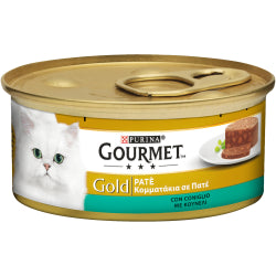 ХРАНА ЗА КОТКИ-ПАСТЕТ PURINA GOURMET GOLD, ЗАЕШКО 85 Г