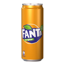 FANTA ORANGE SOFT DRINK, CAN 330 ML