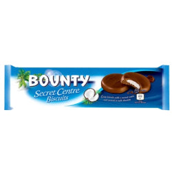 БИСКВИТИ BOUNTY SECRET С КОКОС 132 Г