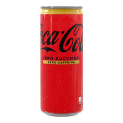 COCA COLA ZERO CAFFEINE-FREE SOFT DRINK, CAN 330 ML