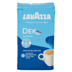 GROUND COFFEE LAVAZZA CLASSIC DEK, DECAFFEINATED 250 G