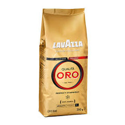 LAVAZZA QUALITA ORO WHOLE BEAN COFFEE, 250G BAG