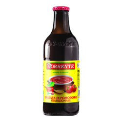 LA TORRENTE TOMATO SAUCE/PUREE IN BEER BOTTLE 700 G