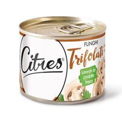 MUSHROOMS IN SUNFLOWER OIL CITRES FUNGHI TRIFOLATI, CAN 180 G