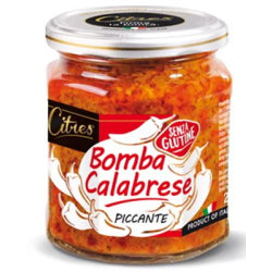 SPICY SAUCE-SPREAD FROM CITRES BOMBA CALABRESE PEPPERS, GLASS 200 G