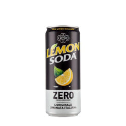CARBONATED DRINK CRODO LEMON SODA LEMON SUGAR FREE, CAN 330 ML