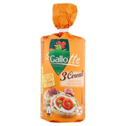 GALLO WHOLEGRAIN CRACKERS 3 CEREALS, 100 G
