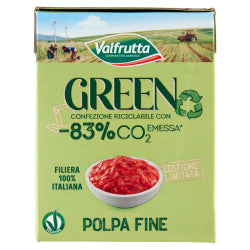 ДОМАТЕН СОС VALFRUTTA GREEN POLPA FINE, ТЕТРАПАК 390 Г