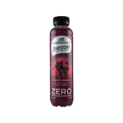 FRUIT DRINK SAN BENEDETTO SUCCOSO ZERO, RED FRUITS 400 ML