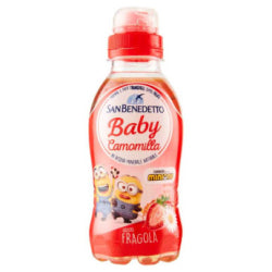 MINERAL WATER SAN BENEDETTO BABY CHAMOMILE, CHAMOMILE AND STRAWBERRY, 250 ML