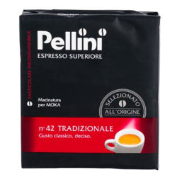 МЛЯНО КАФЕ PELLINI №42 TRADIZIONALE, 2х250 Г