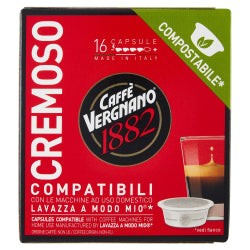 COFFEE CAPSULES VERGNANO CREMOSO 16 PCS