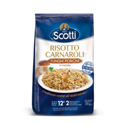 PORCINI MUSHROOM RISOTTO SCOTTI 210 G, GLUTEN-FREE