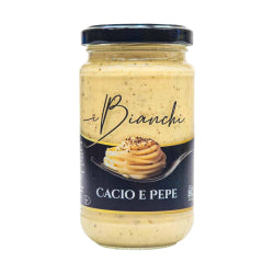 SAUCE WITH CHEESE AND BLACK PEPPER BERNI I BIANCHI-CACIO E PEPE 190 G, GLASS