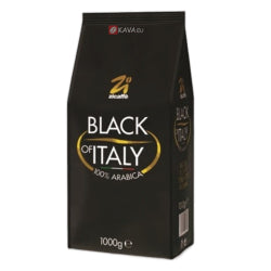 WHOLE BEAN COFFEE BLACK OF ITALY 100% ARABICA, 1 KG