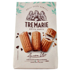 БИСКВИТИ TRE MARIE AU KRUMIRO С ТЪМЕН ШОКОЛАДОВ ПЪЛНЕЖ 315 Г