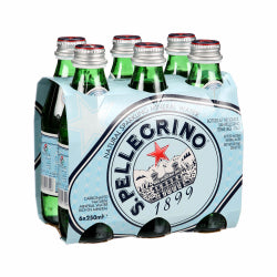 SAN PELLEGRINO SPARKLING MINERAL WATER GLASS 6 x 250 ML