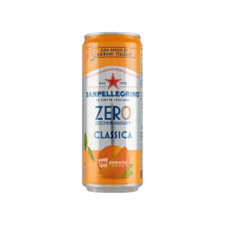SUGAR-FREE SOFT DRINK SAN PELLEGRINO ORANGE, CLASSIC 330 ML CAN