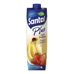 FRUIT DRINK SANTAL PLUS STRAWBERRY AND BANANA, 1 L