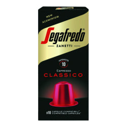 SEGAFREDO CLASSICO NESPRESSO COFFEE CAPSULES 10 PCS