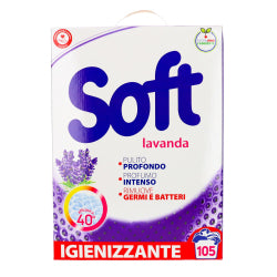 LAUNDRY DETERGENT SOFT LAVENDER IN BOX 105 WASHES, 5.25 KG