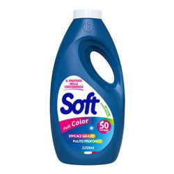 SOFT LIQUID DETERGENT FOR COLORED LAUNDRY 45 WASHES, 2.25 L