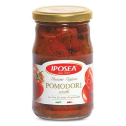 SUN-DRIED TOMATOES IPOSEA IN SUNFLOWER OIL, GLASS 280 G