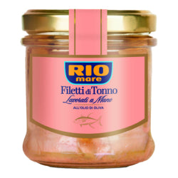 RIO MARE TUNA FILLET IN OLIVE OIL, GLASS 130 G