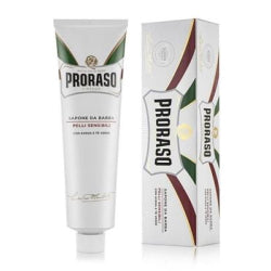 КРЕМ ЗА БРЪСНЕНЕ PRORASO BIANCO SENSITIVE В ТУБА, 150 МЛ