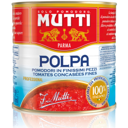 ДОМАТЕН СОС /НАРЯЗАНИ ДОМАТИ/ MUTTI PARMA, КОНСЕРВА 2.5 КГ