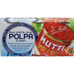 MUTTI POLPA FINELY CHOPPED TOMATOES/TOMATO SAUCE 3X400 G, CAN
