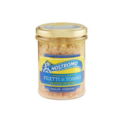 TUNA FILLET IN OLIVE OIL NOSTROMO, GLASS 180 G