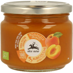 ALCE NERO ORGANIC APRICOT JAM NO PECTIN, 270 G
