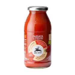 COARSELY GROUND ORGANIC TOMATO SAUCE ALCE NERO, GLASS 500 G