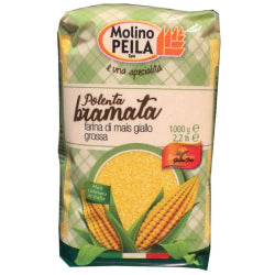 CORN POLENTA MOLINO PEILA COARSE GROUND, 1 KG
