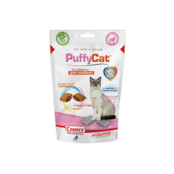 ХРАНА ЗА КАСТРИРАНИ КОТКИ PUFFY CAT ПИЛЕ И ДОМАТИ 60 Г