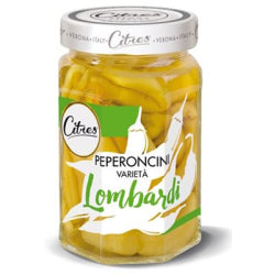 SLIGHTLY SPICY PEPPERS IN VINEGAR CITRES LOMBARDI 260 G