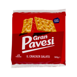 ПШЕНИЧНИ КРЕКЕРИ СЪС СОЛ GRAN PAVESI 560 Г