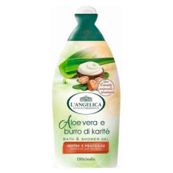 SHOWER GEL L'ANGELICA ALOE & SHEA, 450/500 ML