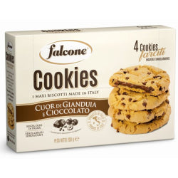 FALCONE CUOR DI GIANDUIA BISCUITS WITH FILLING AND CHOCOLATE CHIPS 200 G