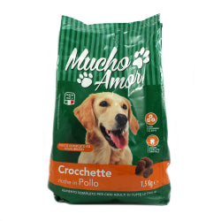 MUCHO AMOR CROCCHETTE CHICKEN DRY DOG FOOD 1.5 KG