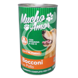 DOG FOOD MUCHO AMOR WITH CHICKEN, CAN 1.25 KG