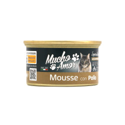 MUCHO AMOR CAT FOOD MOUSSE CHICKEN, CAN 85 G