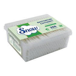 КЛЕЧКИ ЗА УШИ SNOW COTTON 200 БР