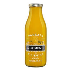 TOMATO SAUCE AGROMONTE CILIEGINO GIALLO/YELLOW TOMATOES/, GLASS 520 G